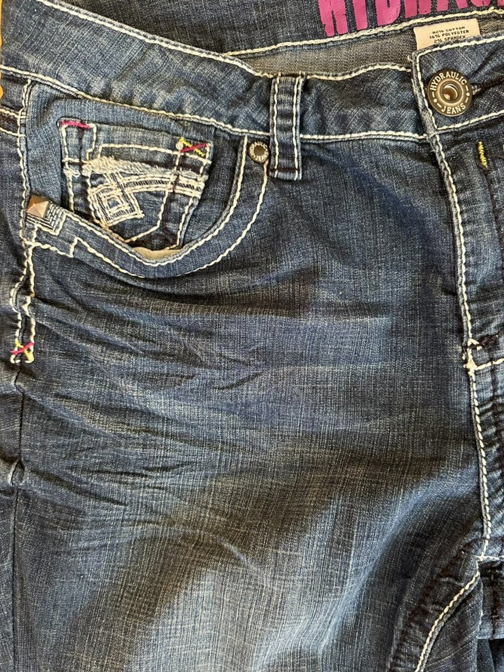 Hydraulic Bailey Slim Bootcut Jeans Women's Size 16W Y2K - Picture 7 of 12